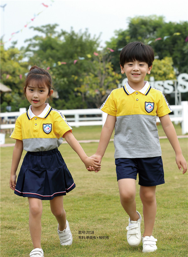 黃色幼兒園園服，幼兒園校服廠家促銷